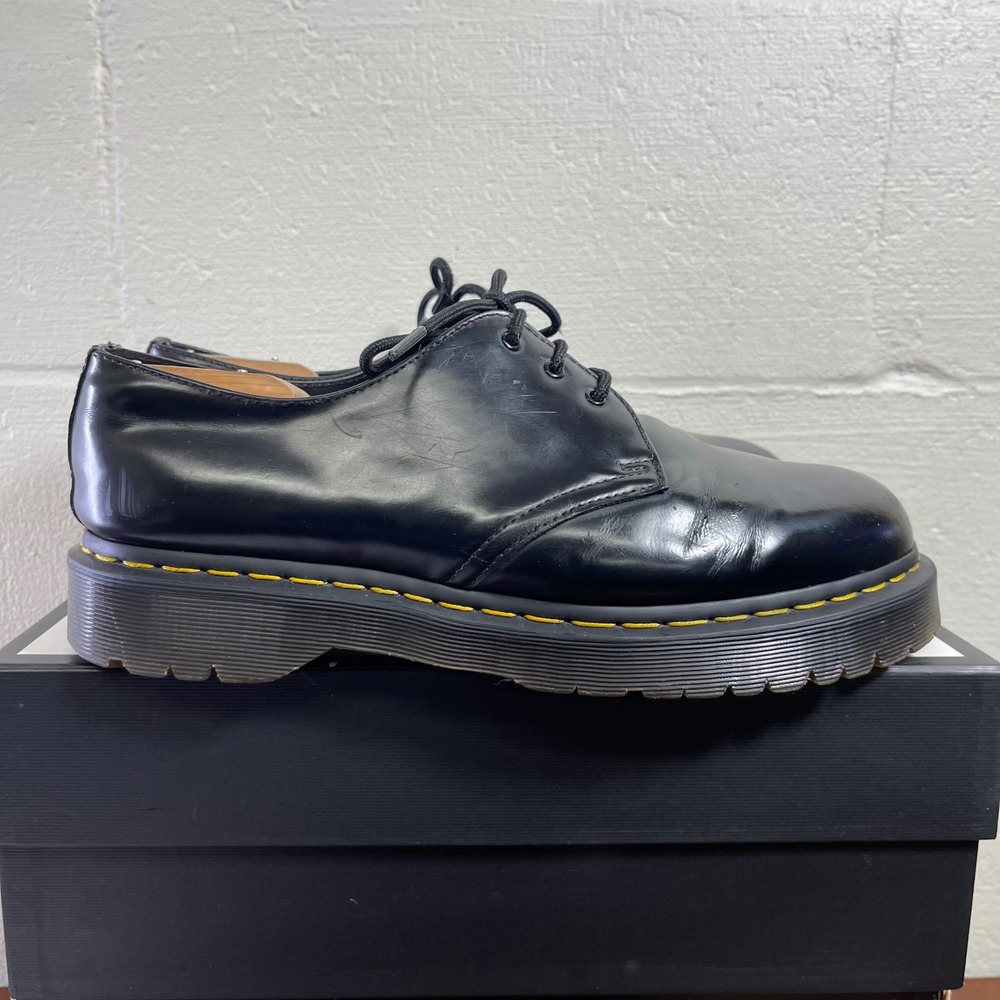 Dr. Martens 21084 Black Smooth Leather Oxford Dress Shoes Lace up Men's 13 M